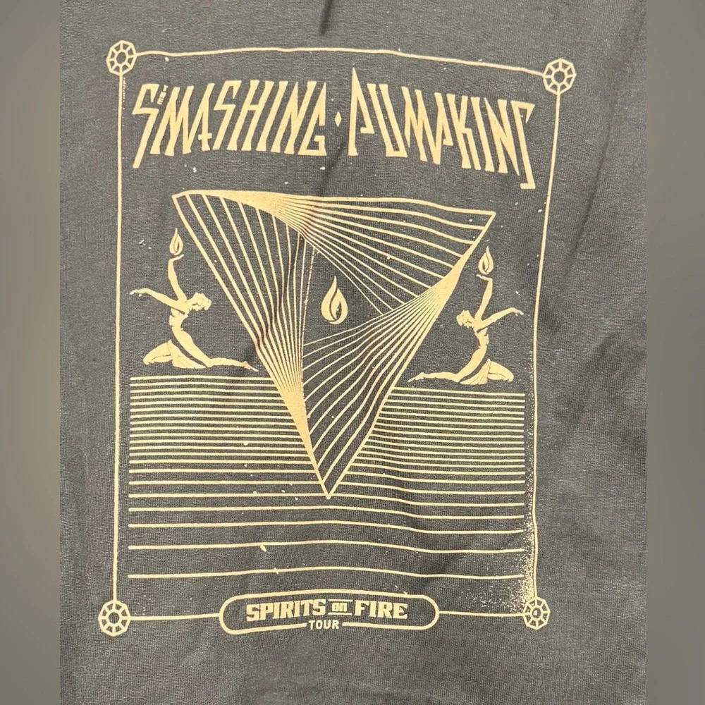 2022 Smashing Pumpkins Spirits On Fire Hoodie L North… - Gem